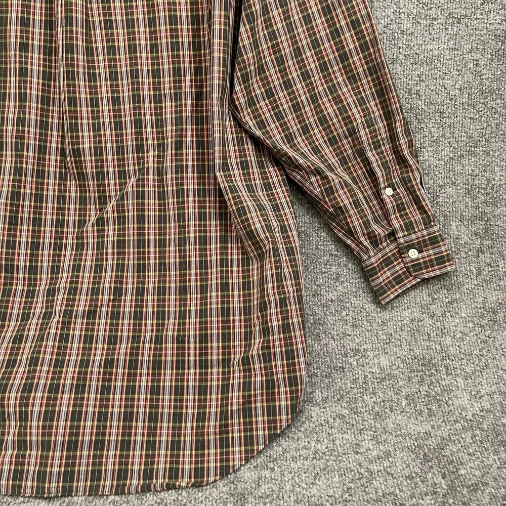 Ralph Lauren Yarmouth Shirt Mens Sz 16.5 32/33 Button Up Long Sleeve Plaid